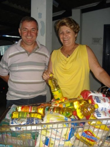 Alimentos são arrecadados em evento esportivo