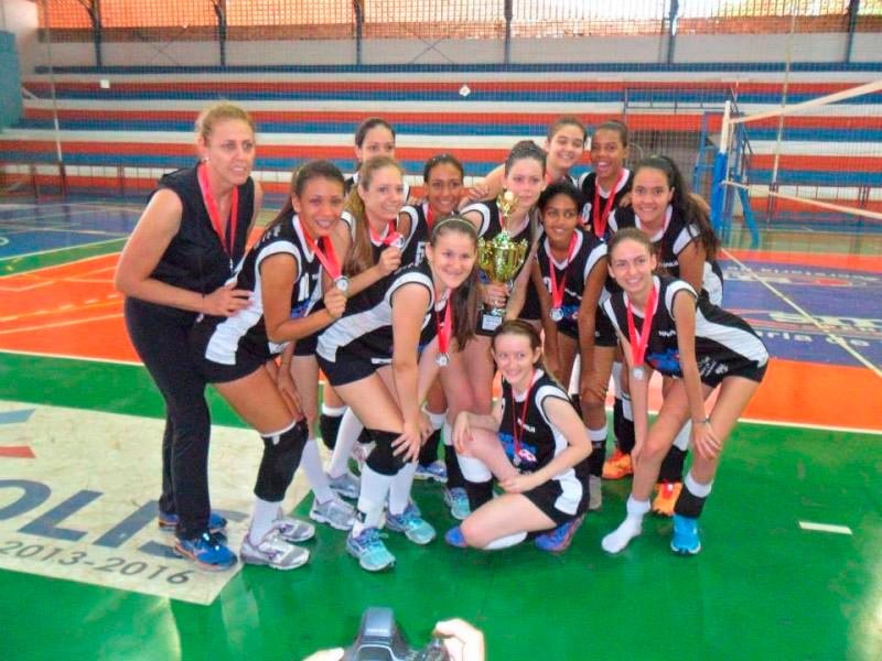 Vôlei Feminino Mirim é vice-campeão da Associação Paulista
