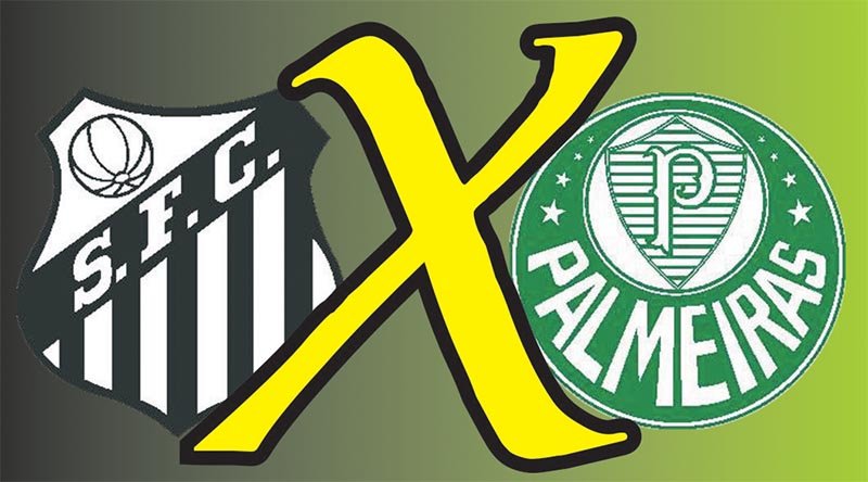 Santos e Palmeiras disputam clássico na Vila Belmiro