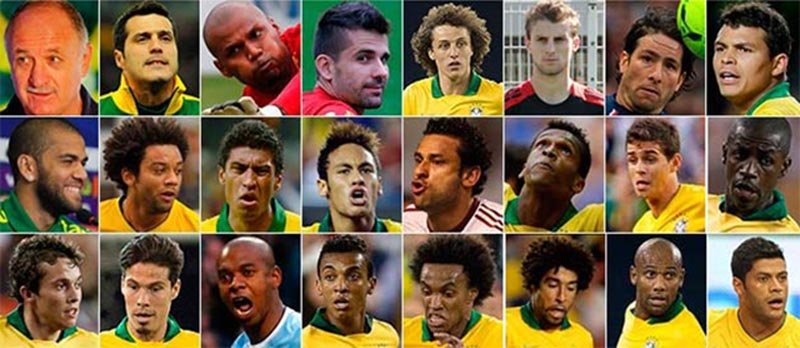 Felipão confirma 23 convocados para Copa do Mundo do Brasil