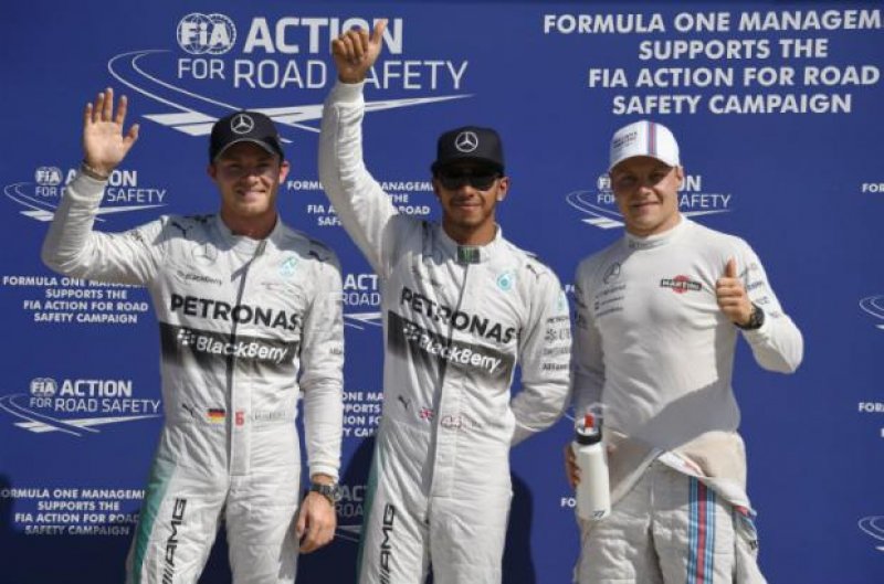 F-1: Hamilton lidera a dobradinha da Mercedes na Itália
