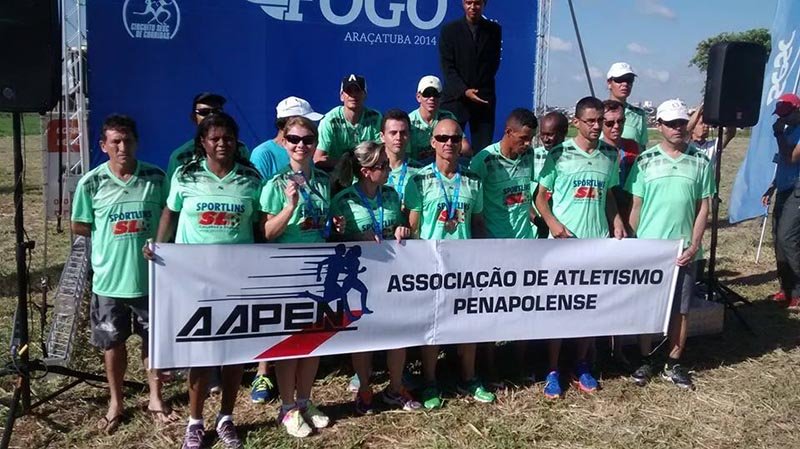 Penapolenses participam da Corrida do Fogo