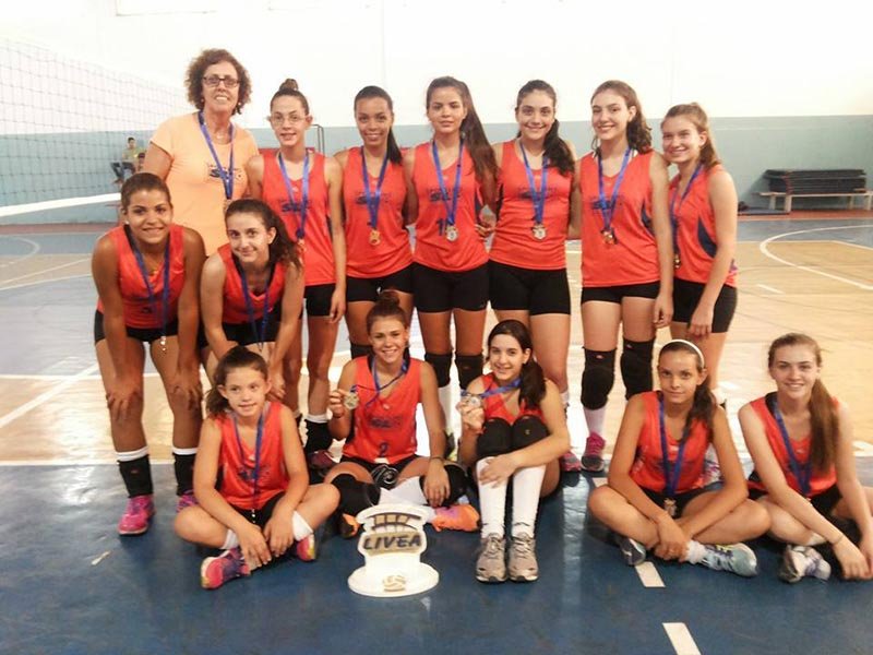 Vôlei Feminino Mirim é campeão