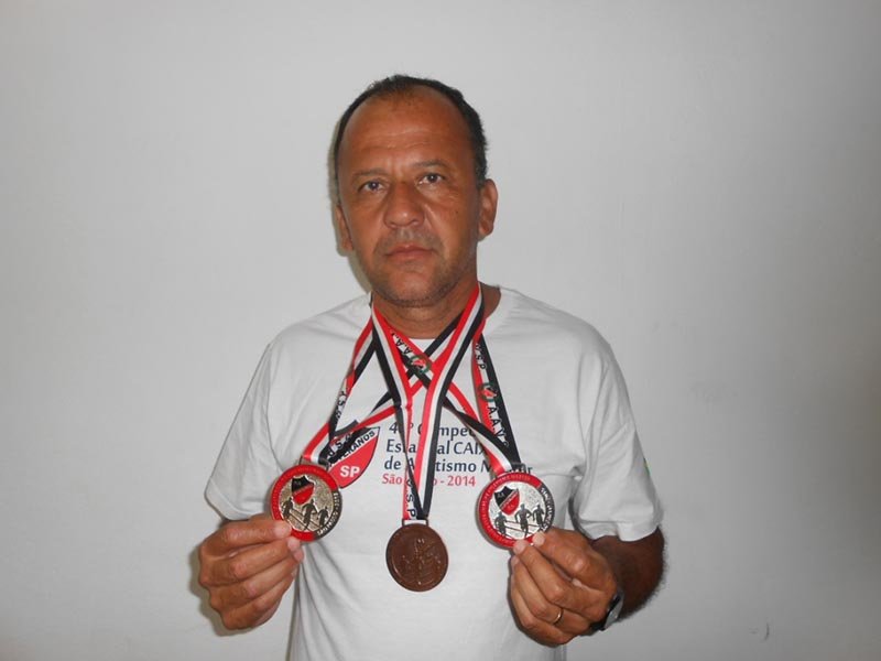 Artur conquista medalhas no Atletismo Master