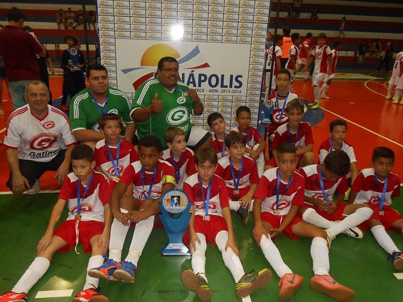 Galinari Calçados e Modas é campeão das Categorias Sub-10 e Sub-12 do Ferinhas