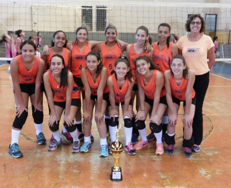 Vôlei Feminino Pré-Mirim e Mirim são campeões