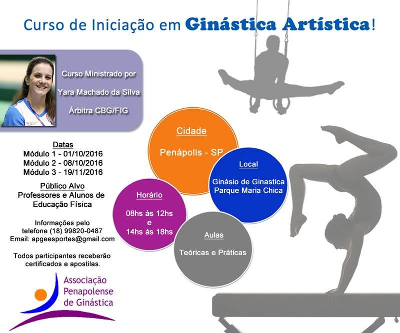 Penápolis sediará curso de Ginástica Artística