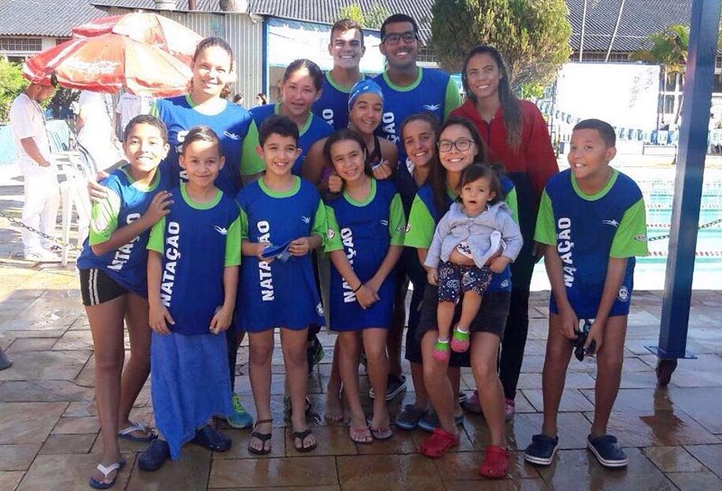 Equipe de Natação participa da etapa da Liga Paulista
