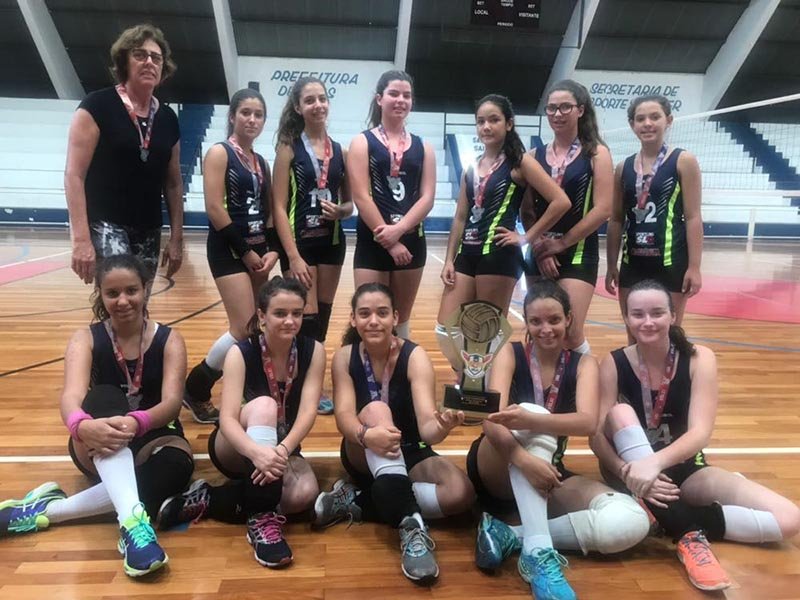 Vôlei Feminino Mirim é vice-campeão em Lins