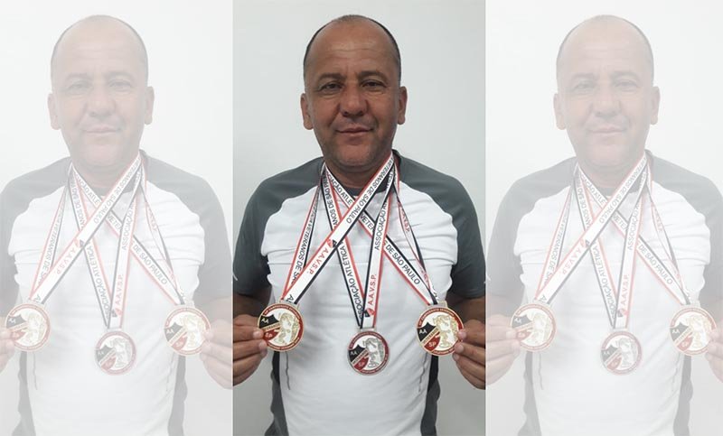 Artur conquista três medalhas no Atletismo Master