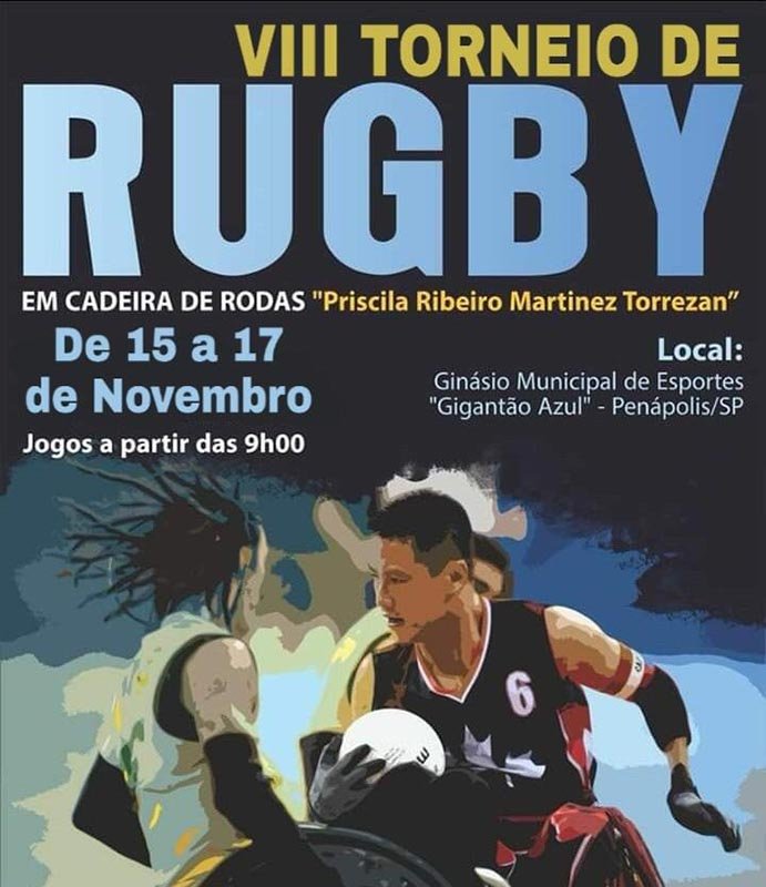 Quatro equipes iniciam nesta quinta-feira 8º Torneio de Rugby em Cadeira de Rodas