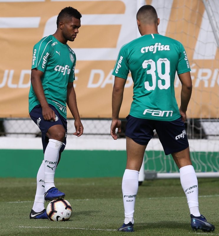 Palmeiras joga hoje com dúvida no ataque