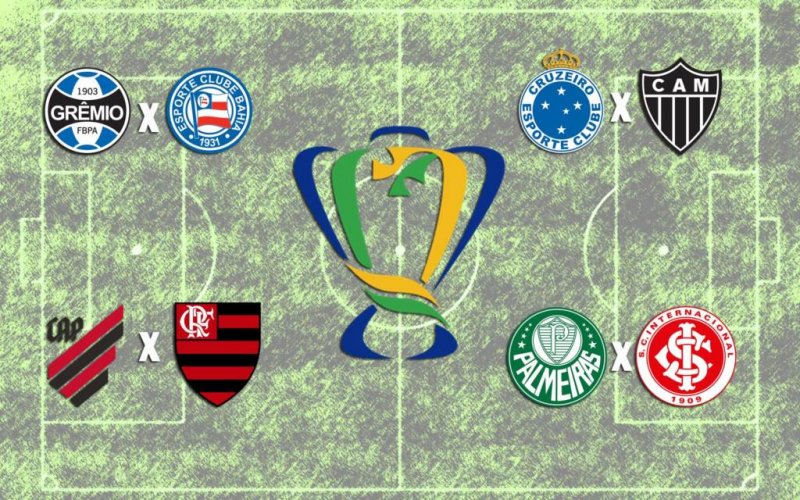 CBF define confrontos das quartas de final da Copa do Brasil