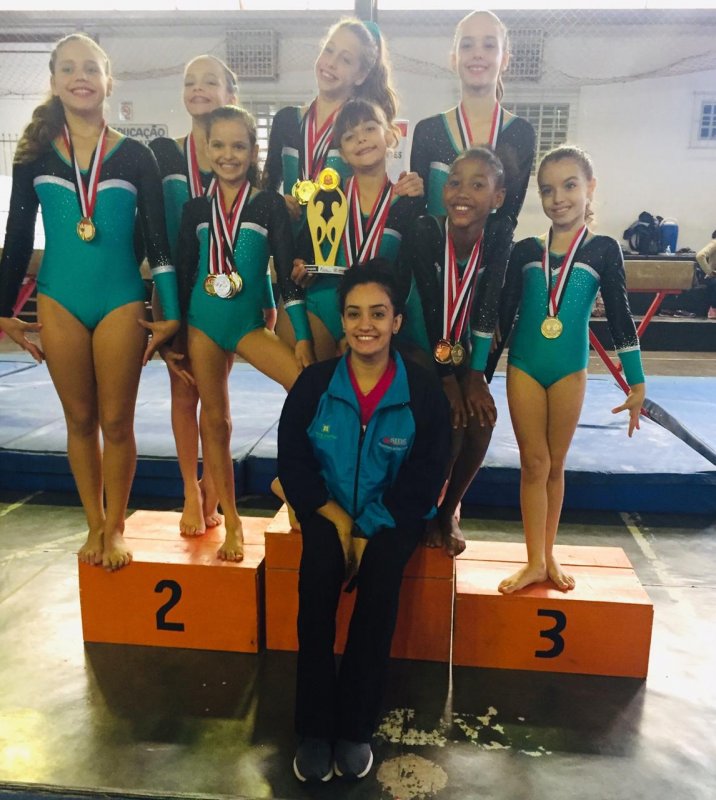 Única inscrita, Ginástica Artística de Penápolis conquista 15 medalhas nos Jogos Regionais
