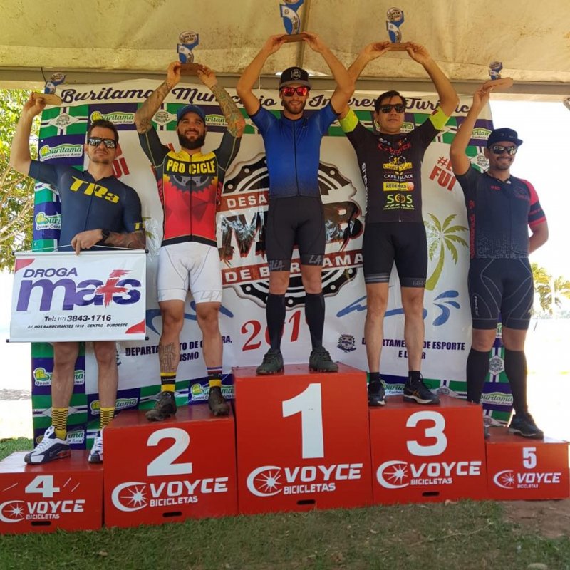 Ciclista penapolense chega na terceira colocação em prova de ciclismo