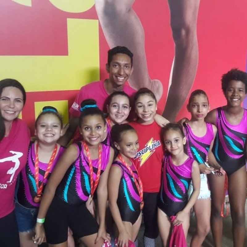 Ginastas participam da Copa Nescau