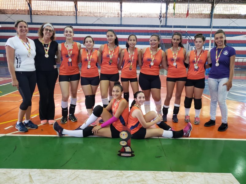 Vôlei Feminino Mirim é campeão da Liga Amar