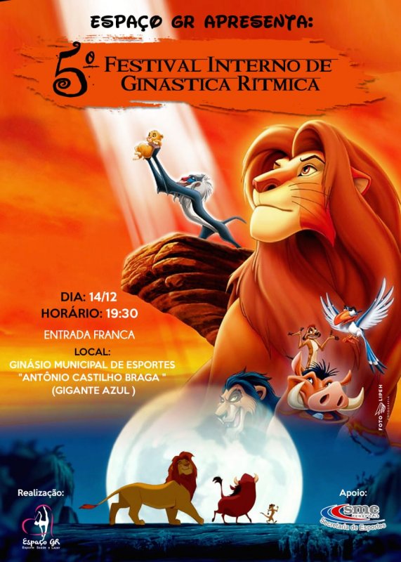 Ginástica Rítmica realiza 5º festival para marcar o encerramento do ano