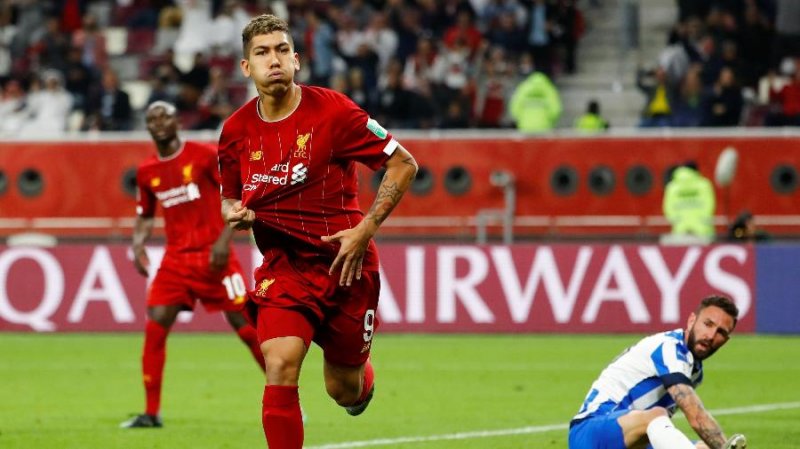 Firmino marca nos acréscimos e Liverpool vence Monterrey 