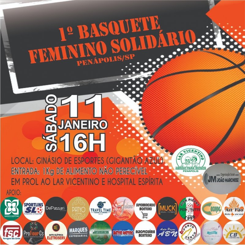 Basquete solidário agita hoje o Gigante Azul