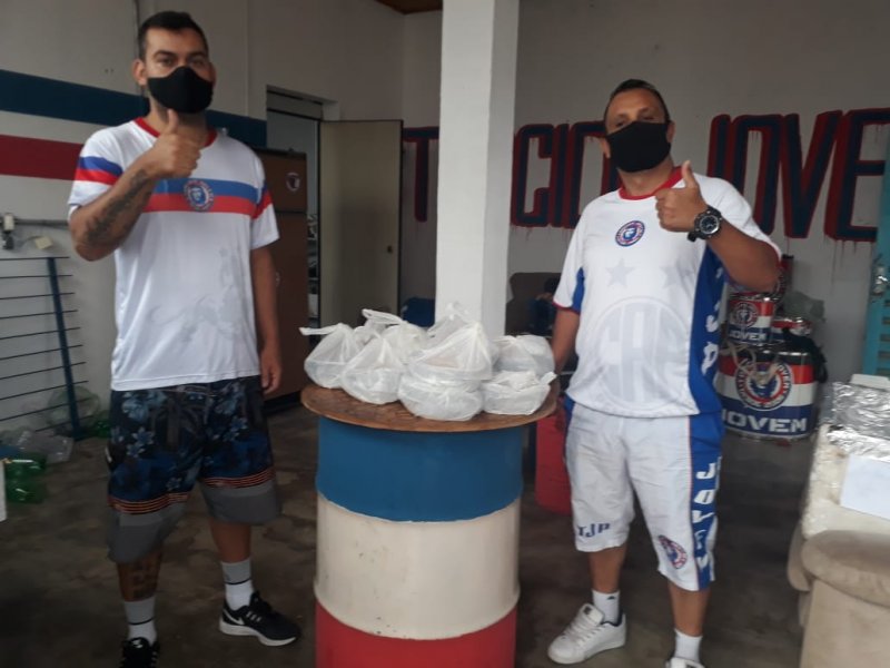 Torcida Jovem distribuirá marmitas até dia 30