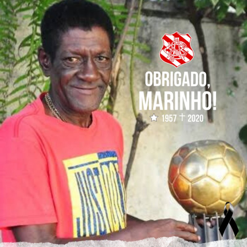 Aos 63 anos, morre o ex-atacante Marinho