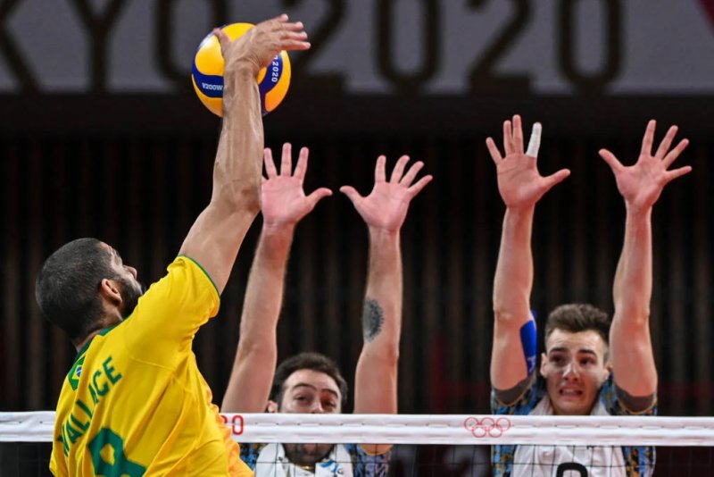 Brasil repete 1988 e perde para a Argentina na disputa pelo bronze do vôlei masculino