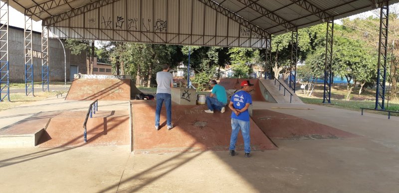 Secretaria de Esportes efetua melhorias na pista de skate de Penápolis
