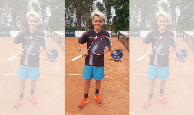 Jovem tenista penapolense vence torneio em Bauru 