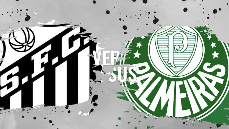 Santos e Palmeiras se enfrentam na Vila Belmiro