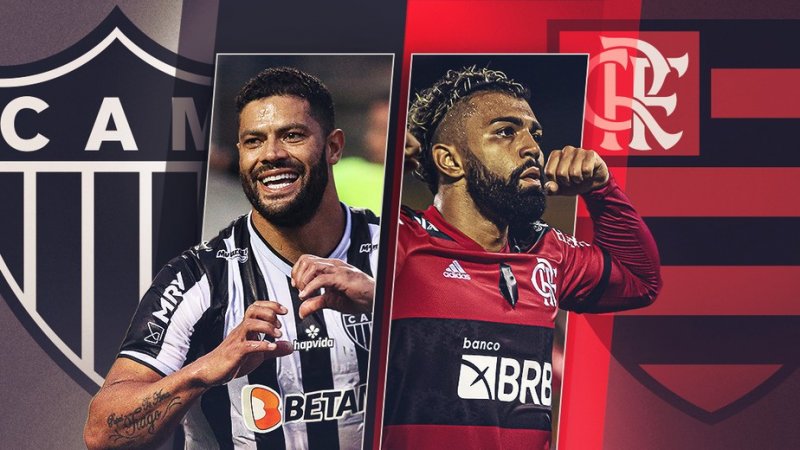 Hulk e Gabigol fazem duelo à parte em Atlético/MG x Flamengo