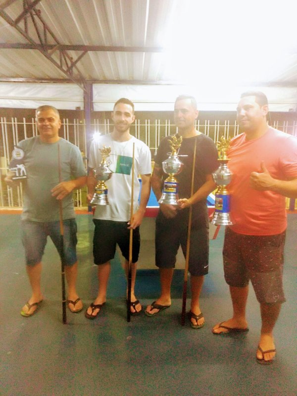 Jairo vence Torneio de Bilhar no Lago Azul