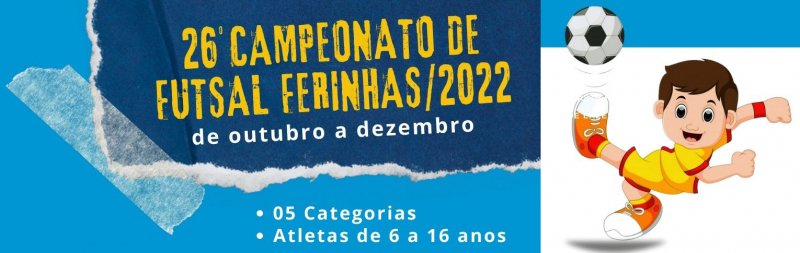 Futsal Ferinhas começa hoje com 30 equipes