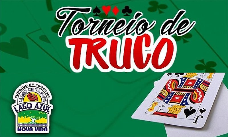 Clube Lago Azul realiza torneio de truco entre duplas amanhã