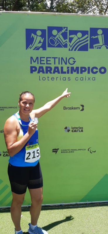 Ana Tércia garante ouro no Meeting Paralímpico