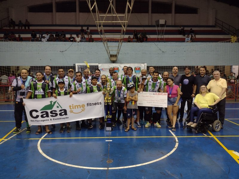 Casa das Ferragens/Time Fitness/Luciano Veículos é hendecacampeão do Master