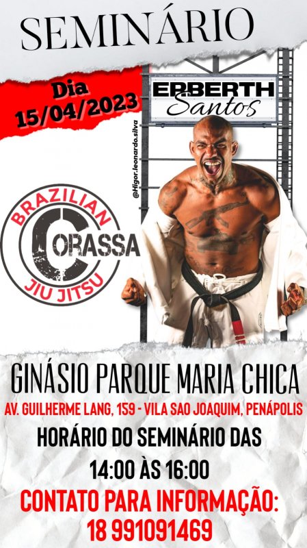Penápolis terá Seminário de Jiu-Jitsu