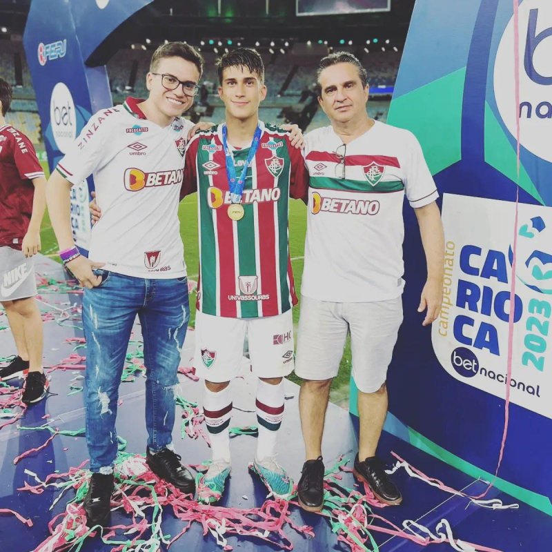 Penapolense Gabriel Pirani é campeão com o Fluminense