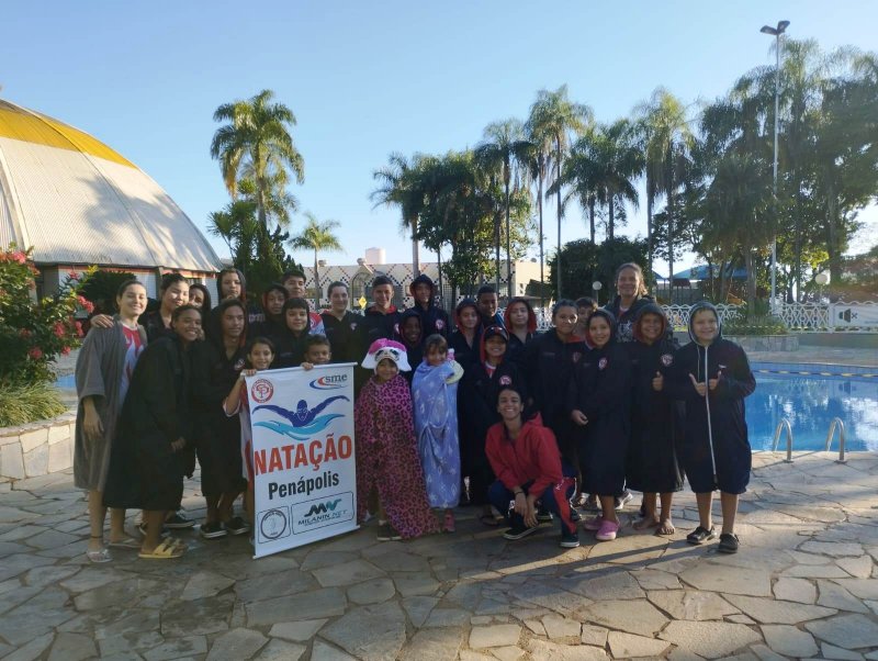 Atletas penapolenses participam do Circuito da Liga Paulista de Natação