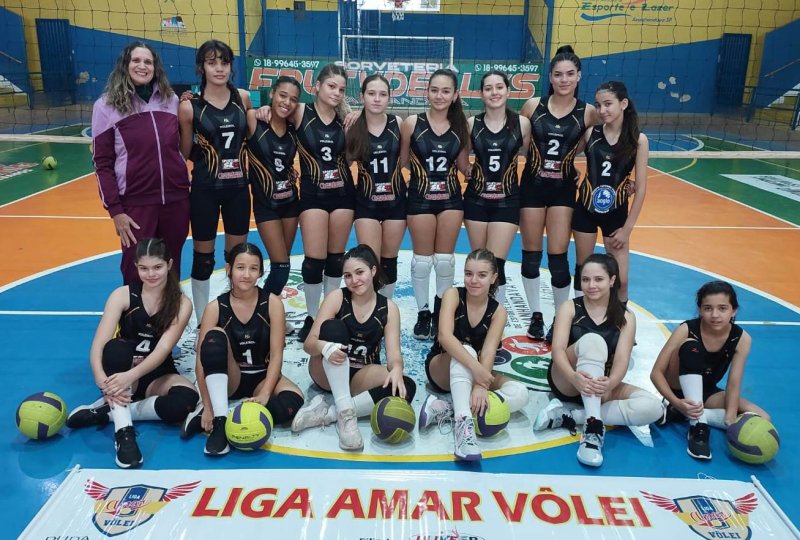 Voleibol feminino mirim de Penápolis vence dois jogos no fim de semana
