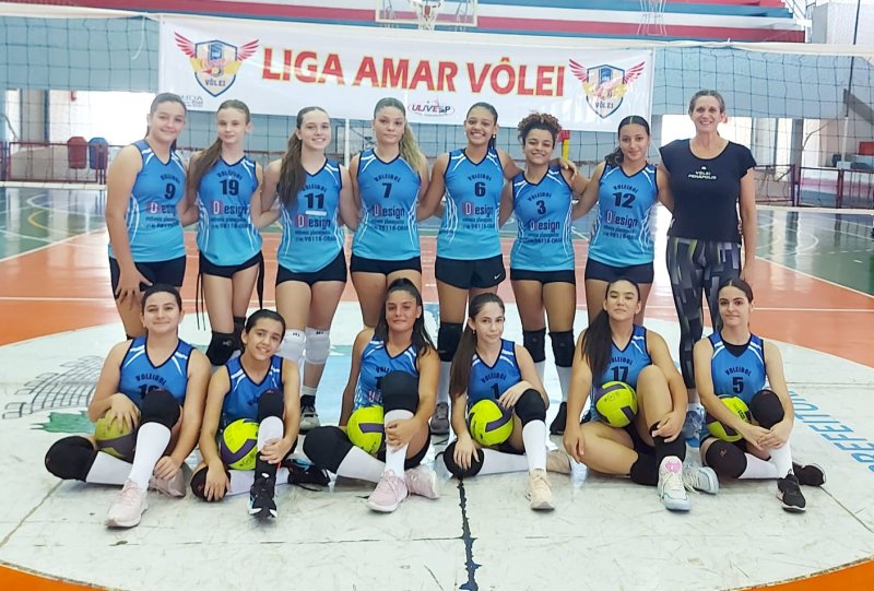 Voleibol feminino mirim vence Festival da Liga Amar-Vôlei