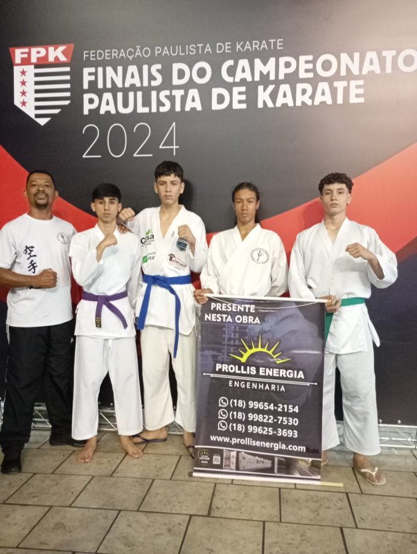 Atletas penapolenses participam de Campeonato Paulista de Karatê