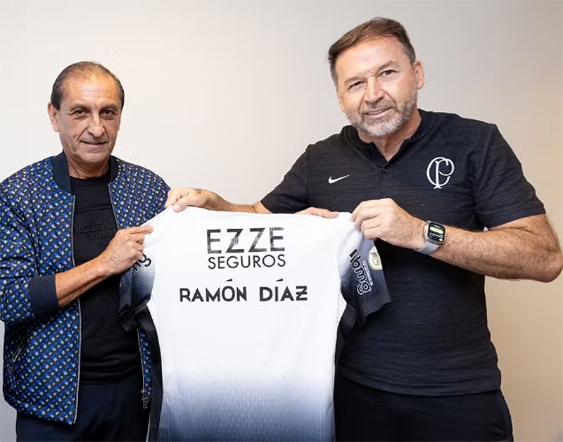 Ramón Díaz diz o que espera de elenco do Corinthians e pede união