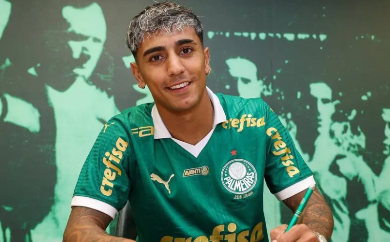 Palmeiras anuncia a contratação do uruguaio Facundo Torres