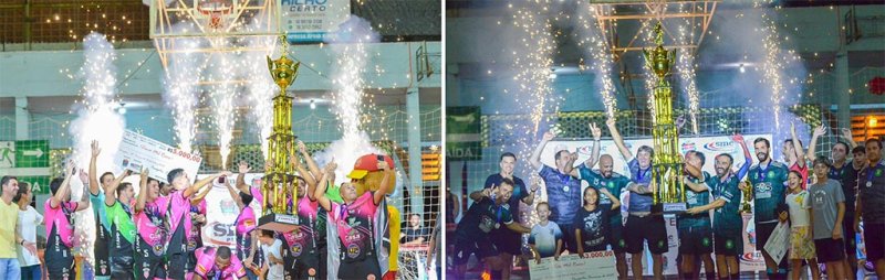 Linda Jú e Amigos do Zé Plu conquistam título do Torneio dos Cobras e Master de futsal