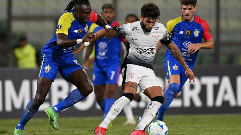 Corinthians e Universidad Central jogam pela Libertadores nesta quarta-feira