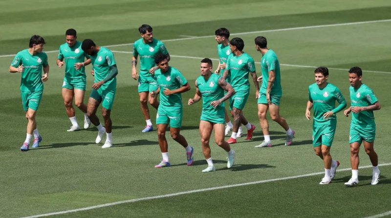 Com Paulinho, Palmeiras trabalha parte tática