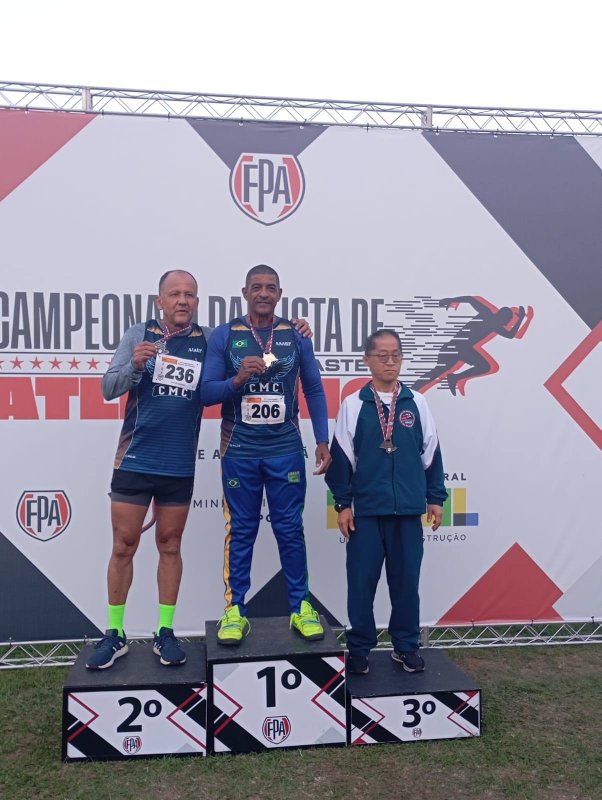Penapolense conquista quatro medalhas no Atletismo Master