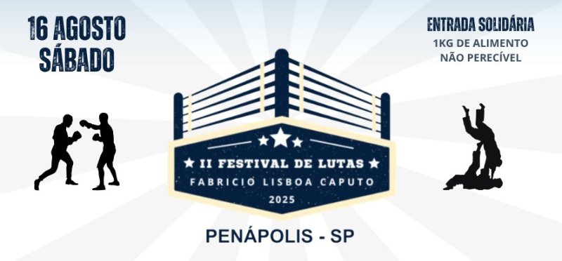 Festival de Lutas acontece neste sábado