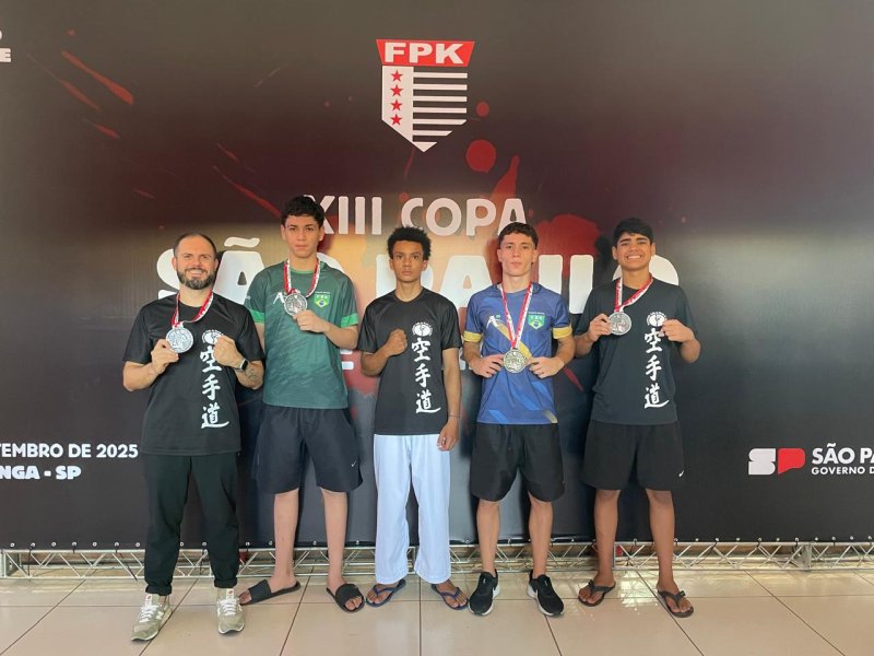 Karatecas de Penápolis conquistam várias medalhas na XIII Copa São Paulo